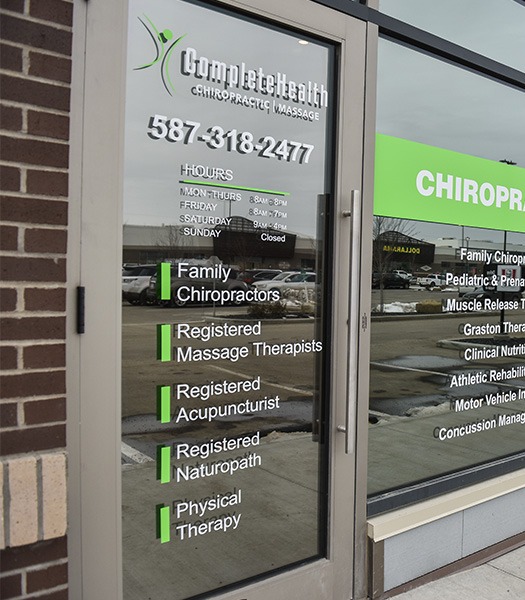 Clinic Entrance | Complete Health | Chiropractic & Wellness Center | SW Calgary