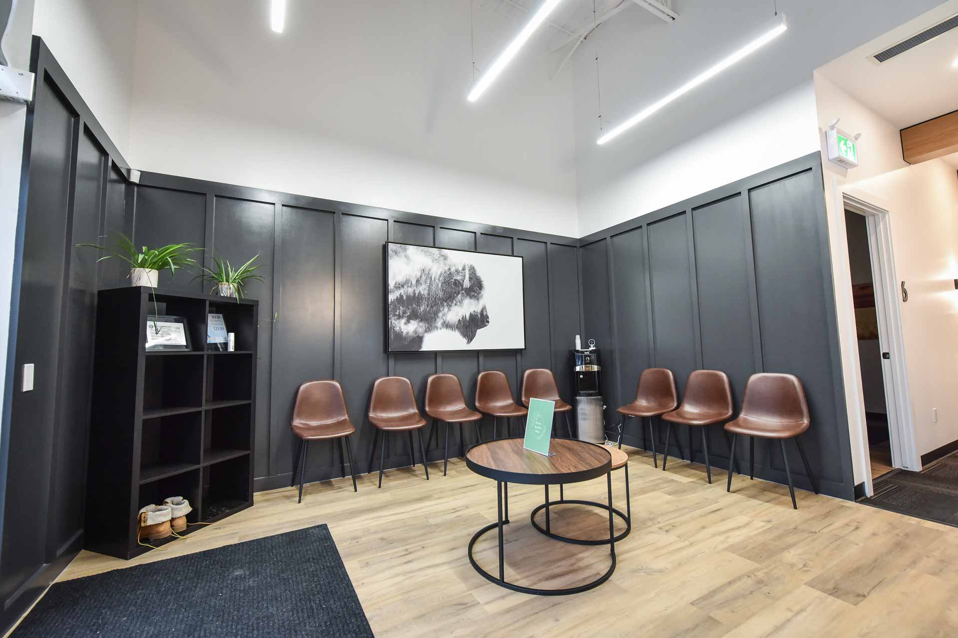 Comfortable Waiting Area | Complete Health | Chiropractic & Wellness Clinic | SW Calgary